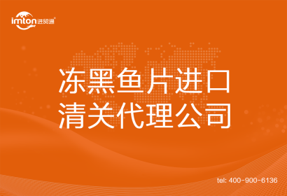 凍黑魚片??????進口清關代理公司
