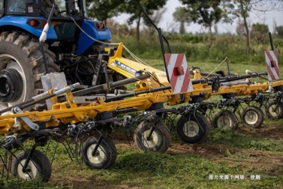 德國舊攤曬機拔草器進口報關資料到天津農機設備案例